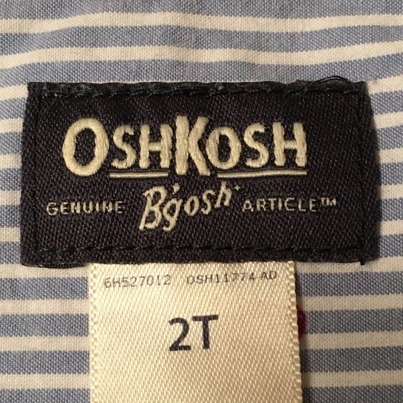 OSHKOSH Button Front Lobsters Play Badminton Shirt - Picture 11 of 14